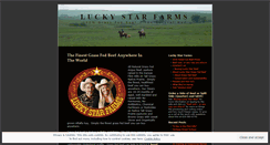 Desktop Screenshot of luckystargrassfedbeef.com